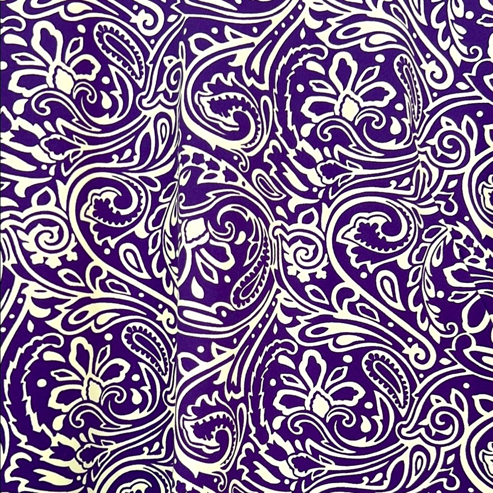 J. McLaughlin Purple Sheath Midi Dress 3/4 Sleeve - Picture 5 of 7